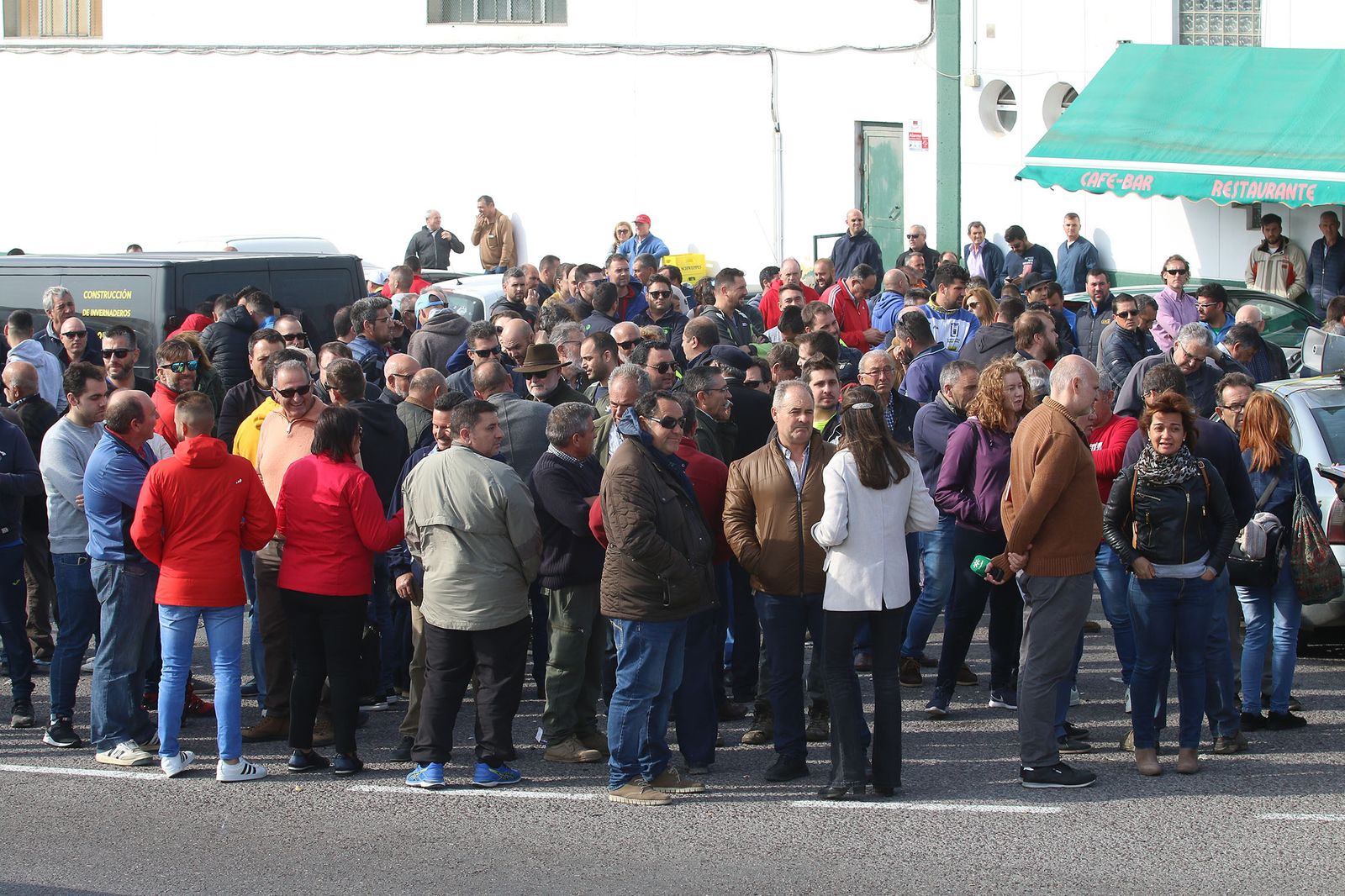Las imágenes de la manifestación de agricultores