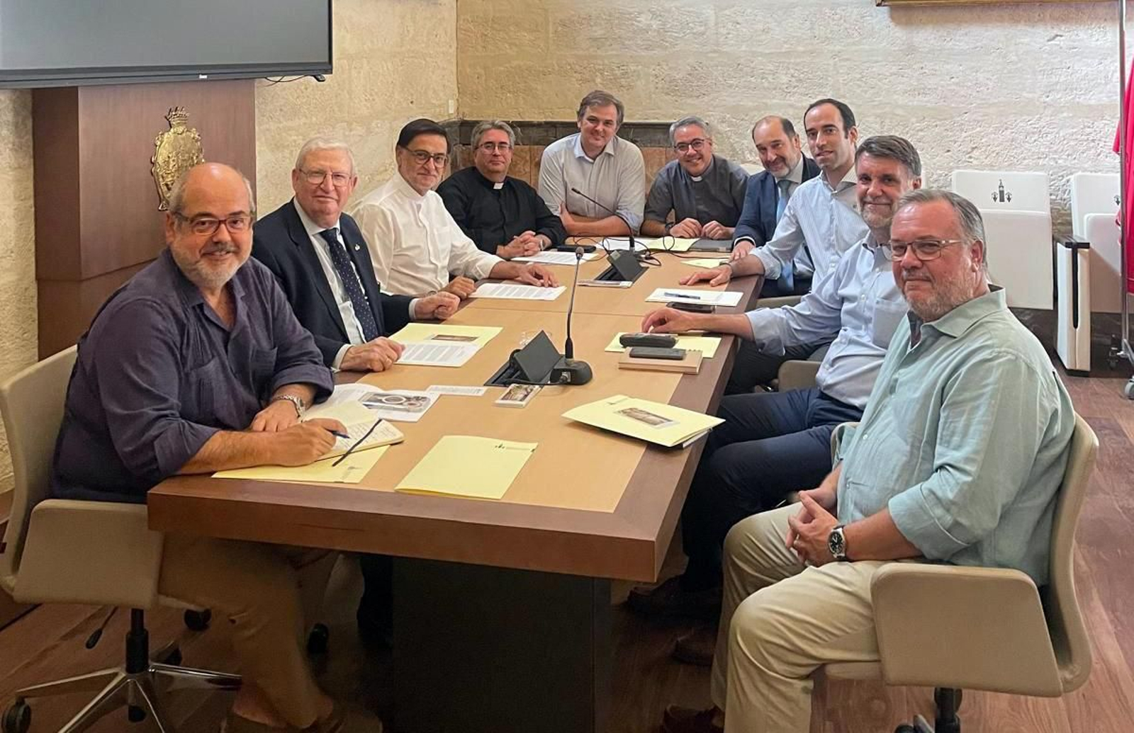 La reunión celebrada recientemente.