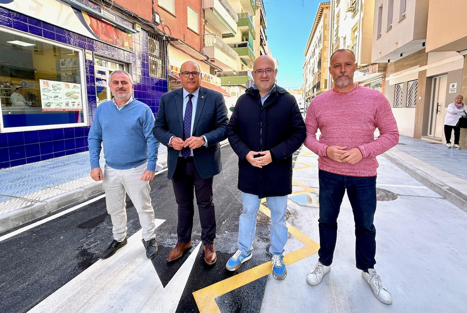 Presentación del primer tramo renovado de la calle Doctor Fleming