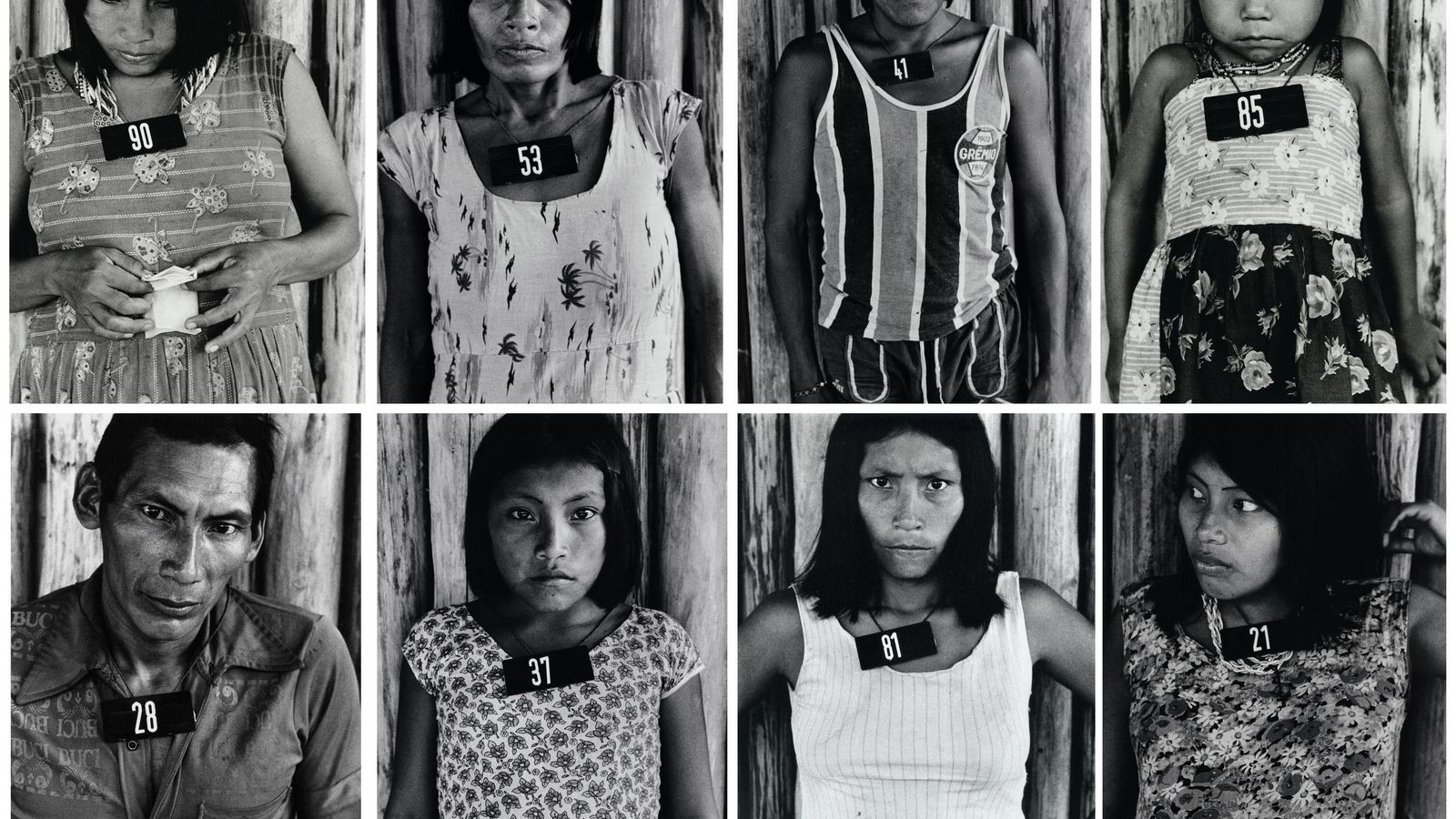 'Marcados', una serie de Claudia Andujar.