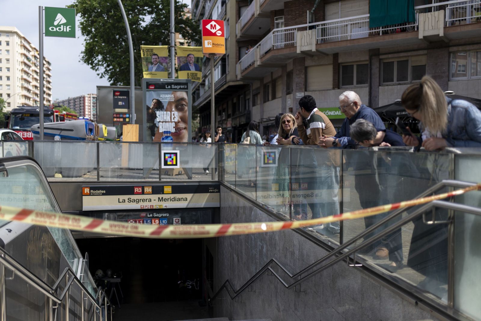 Estación de Renfe y Metro de La Sagrera en Barcelona.