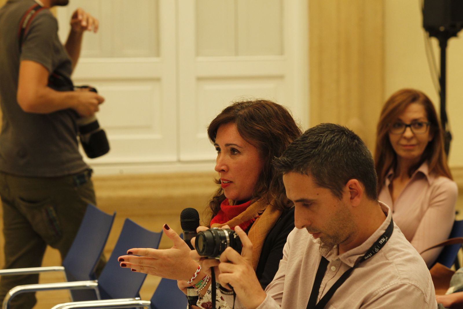 Las imágenes de Melani Olivares y Rubén Cortada