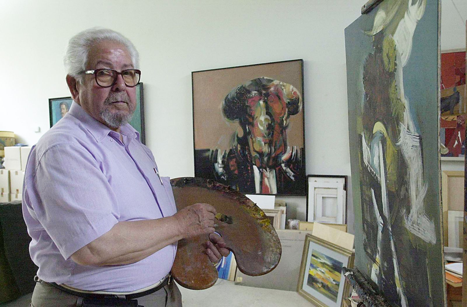 Antonio Povedano, fundador de la Escuela de Paisajistas, fallecido en 2008.