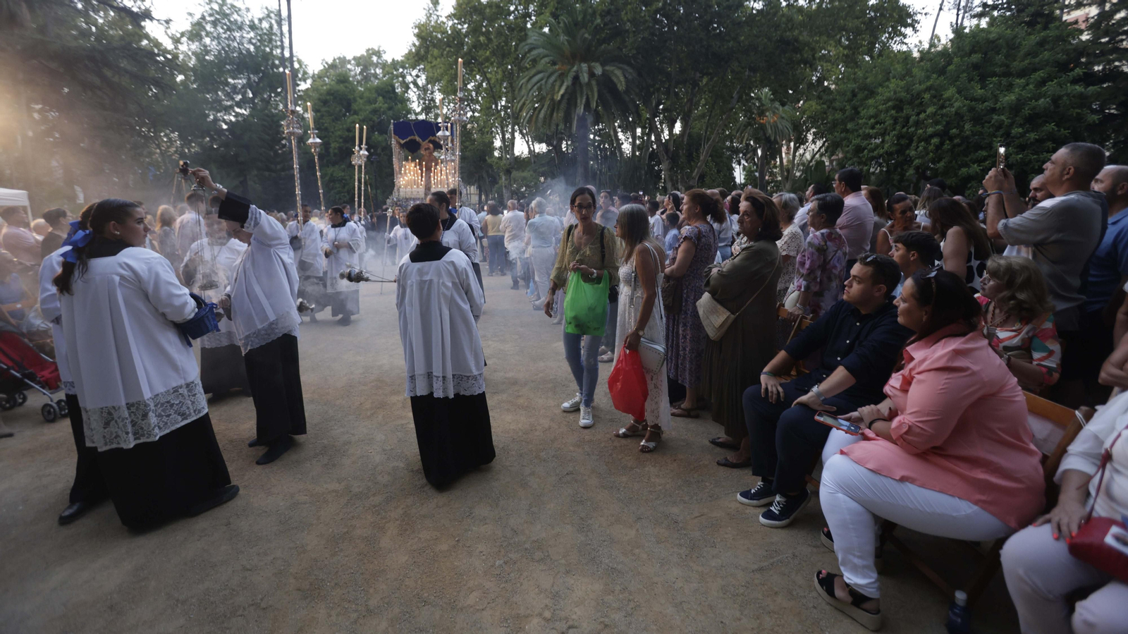 La Magna Mariana de Algeciras por el Parque María Cristina, en imágenes