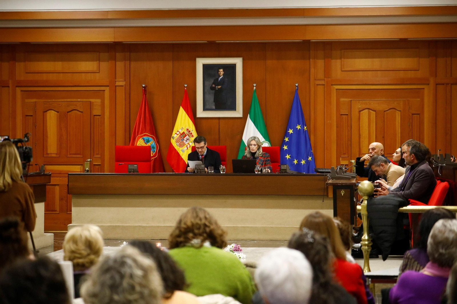 Pleno por el 25N en el Ayuntamiento de Córdoba