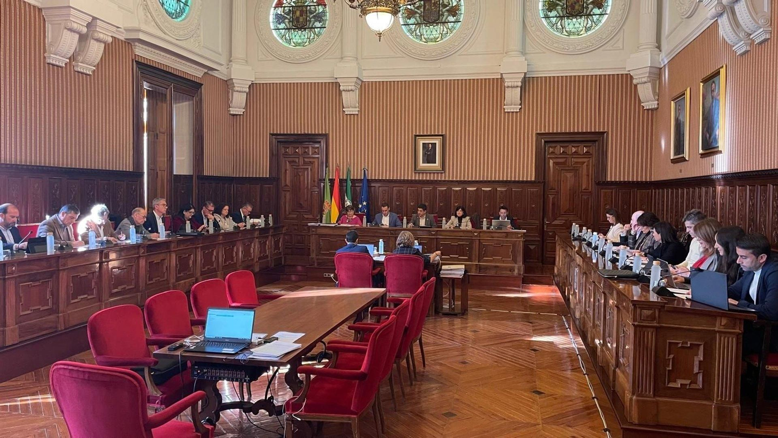 Pleno de la Diputación de Jaén.