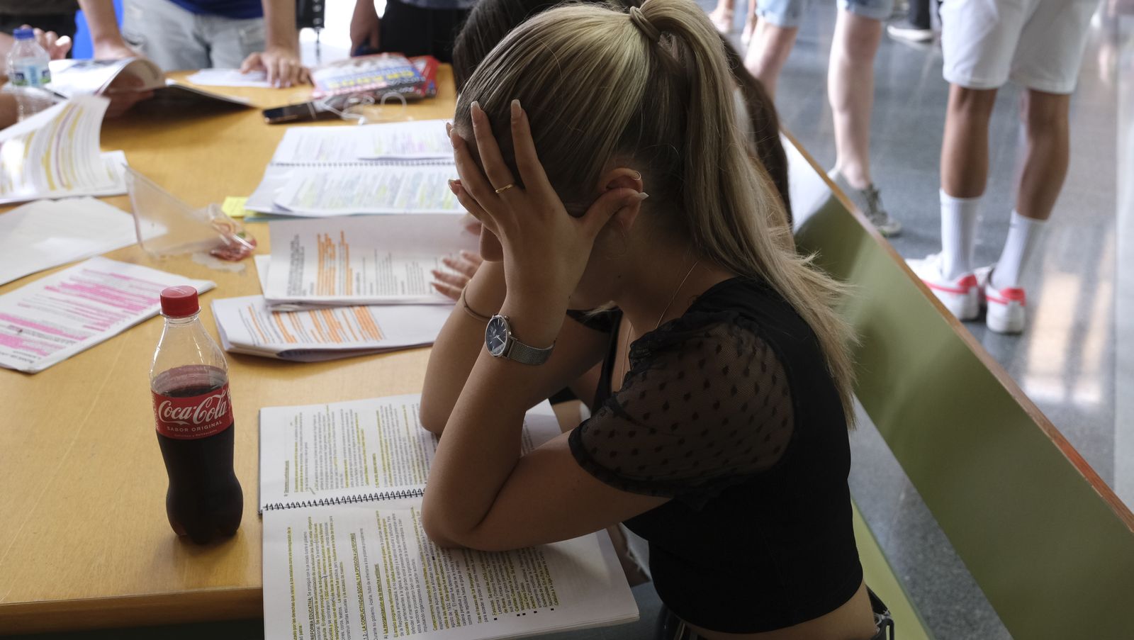 Imágenes de las pruebas de acceso de la PEvAU en la Universidad de Almería