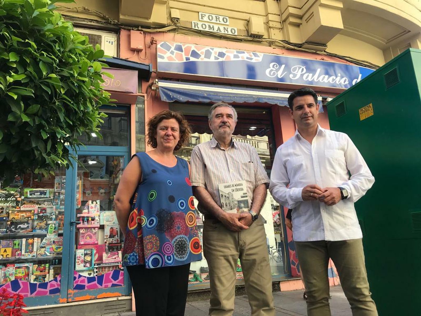 Alba Doblas, Luis Naranjo y Pedro García.