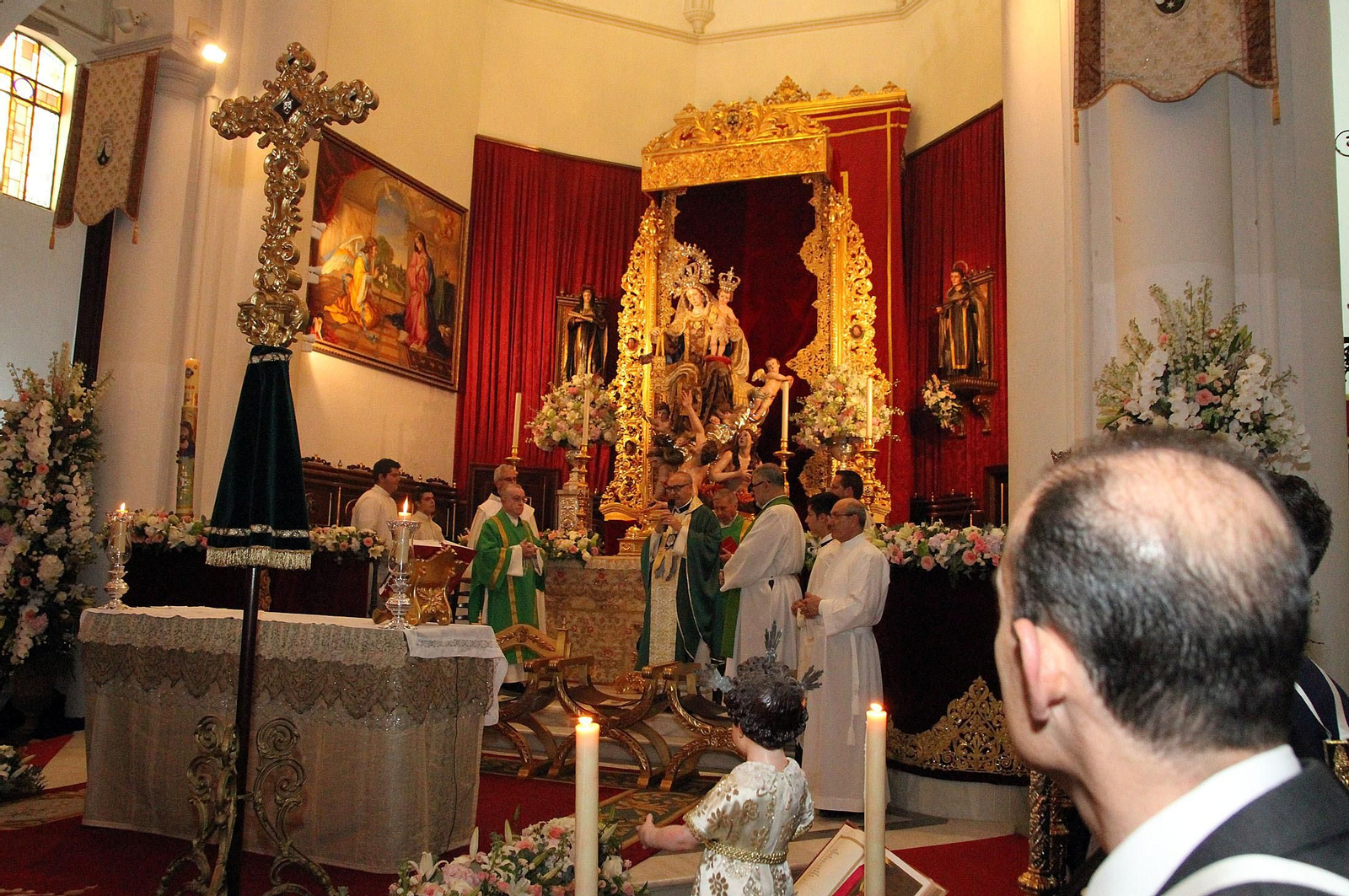 Imágenes de la bendición de la Virgen del Carmen
