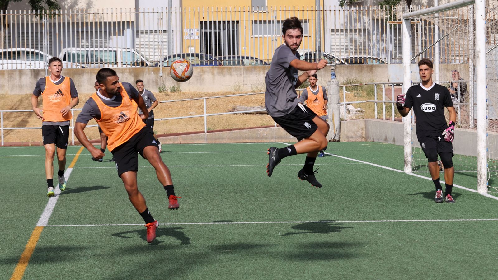Entrenamiento del Xerez CD en la Granja