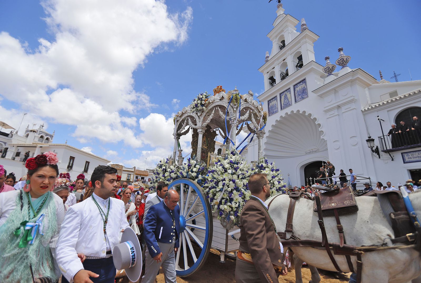 Hermandad del Rocío de Huelva en su presentación.