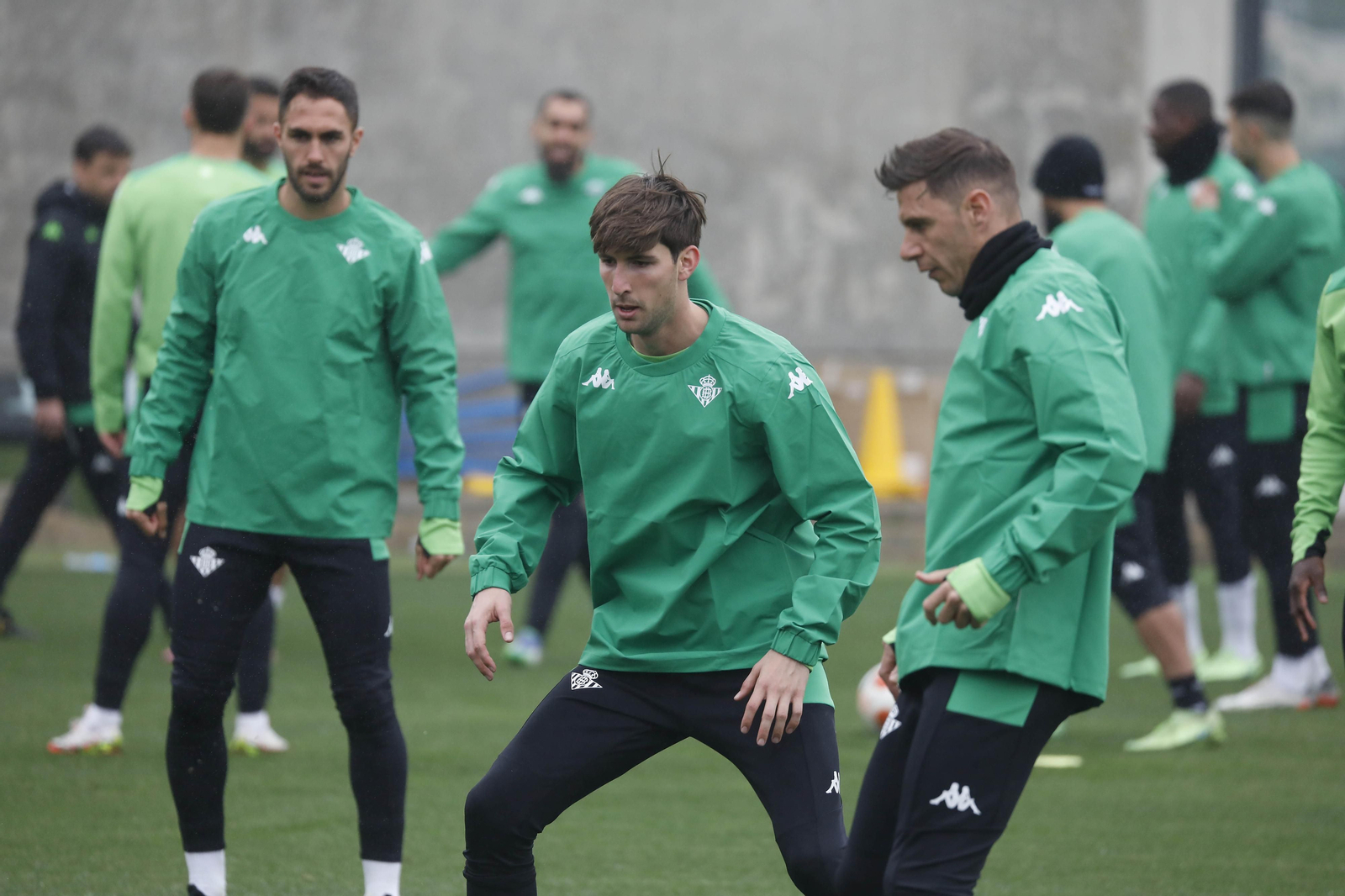 Miranda junto a Joaquín en la sesión de este martes.