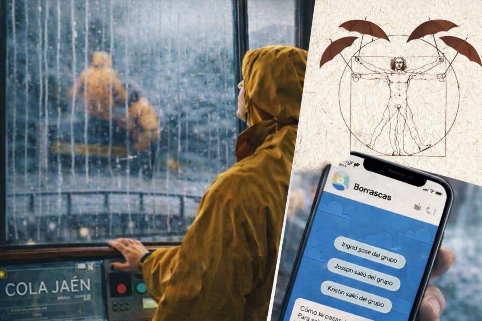 En forma de vídeos y de diseños, las redes sociales se han llenado de publicaciones de humor relativas al temporal en Jaén.