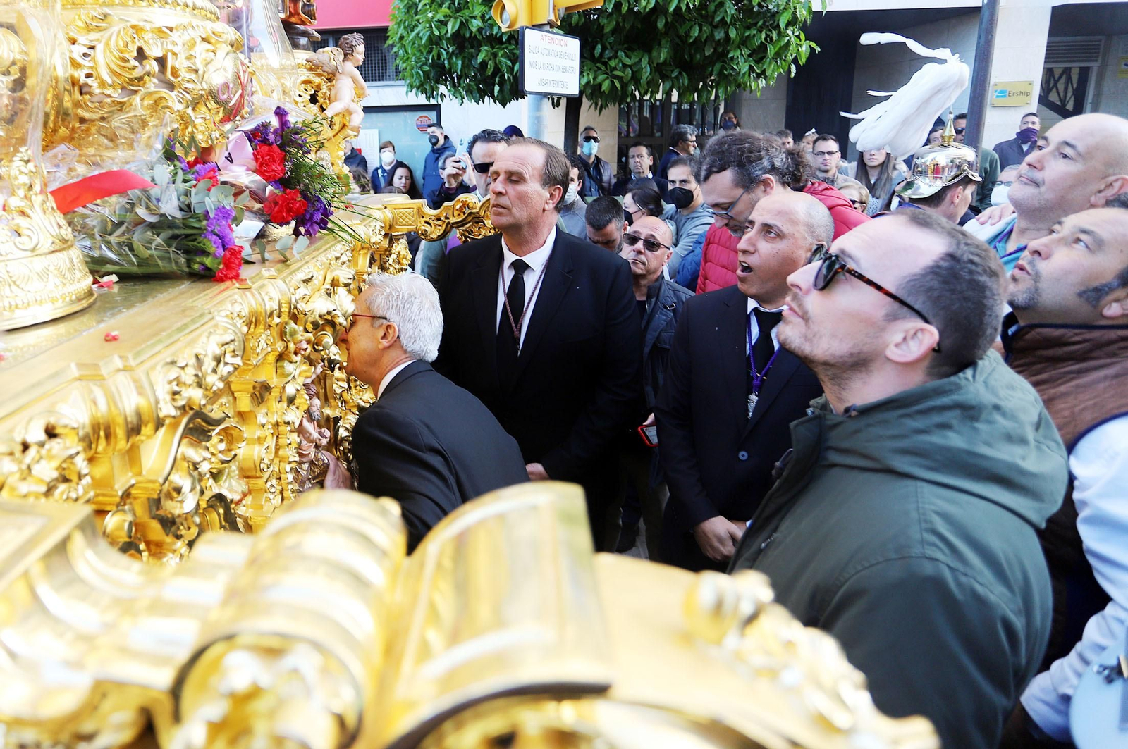 Imágenes del Nazareno en la madrugá de Huelva