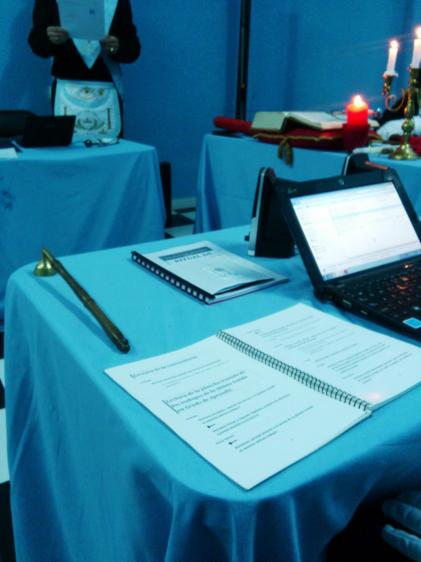 Tenida de la logia Andrés de Vandelvira.