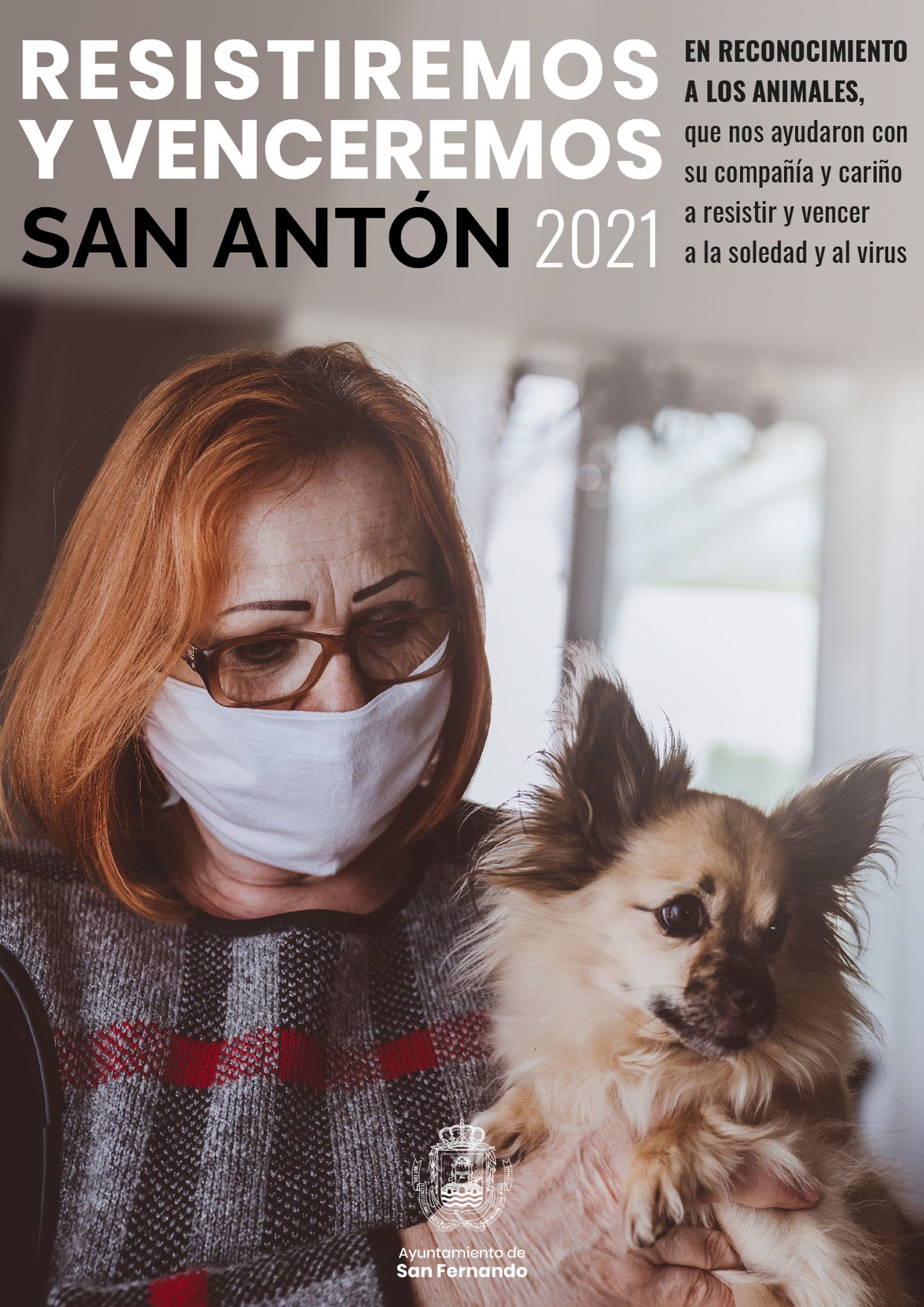 Cartel editado por el Ayuntamiento con motivo de un atípico San Antón.