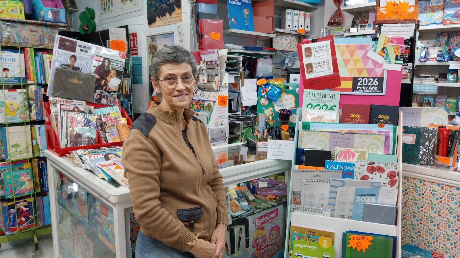 La propietaria de la papelería Cosas de Torremolinos, Elena Ponce.