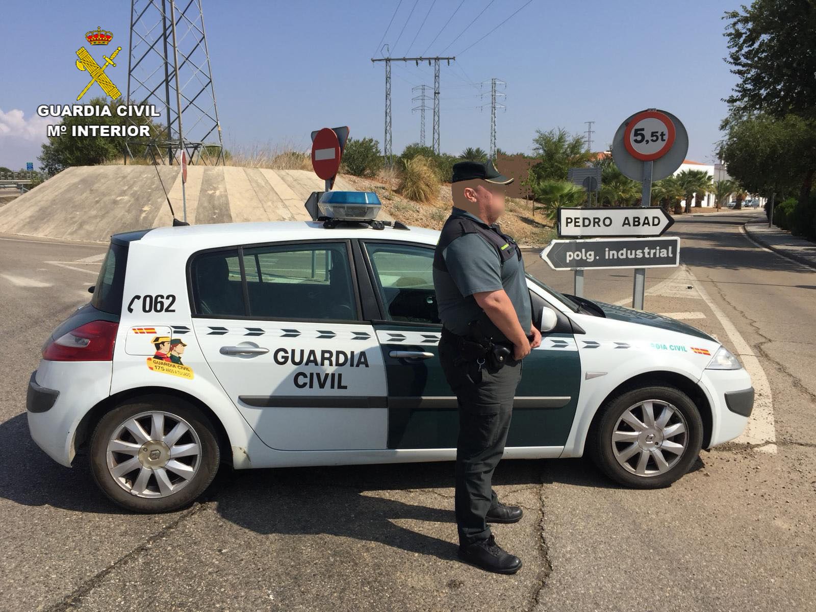 Puesto de la Guardia Civil en Pedro Abad.