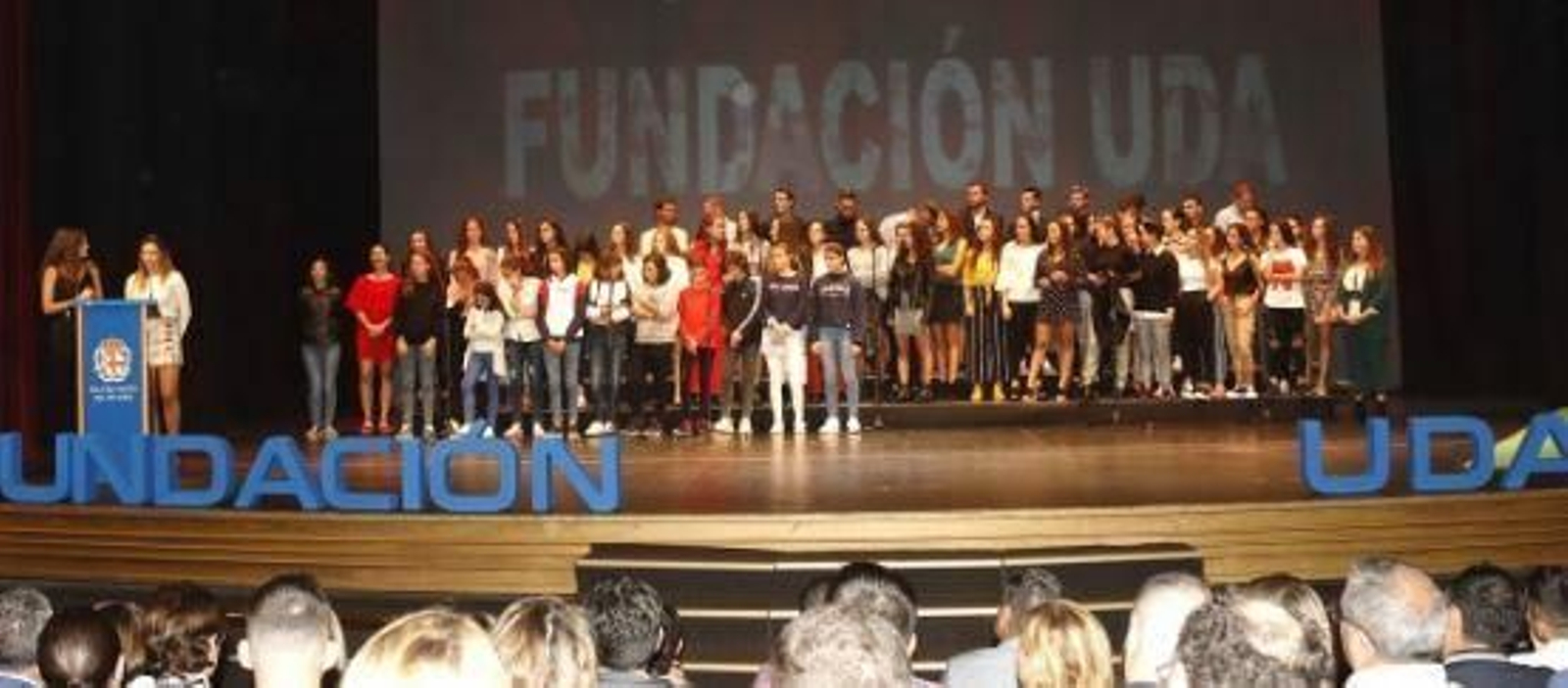 Presentación de los equipos de la Fundación el pasado miércoles.