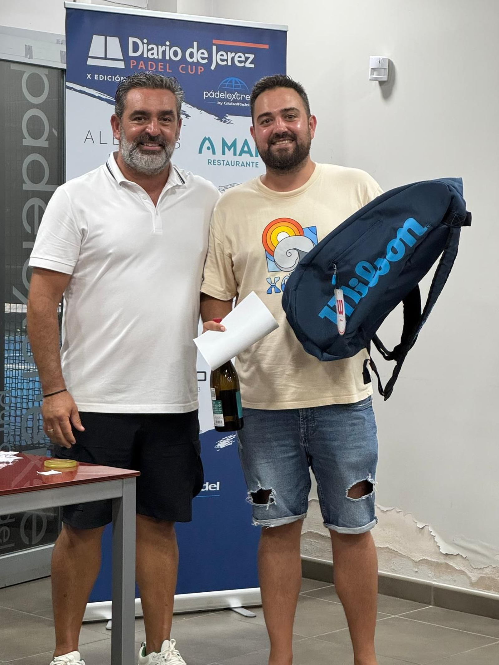 Imágenes de la entrega de trofeos de la X Diario de Jerez Pádel Cup