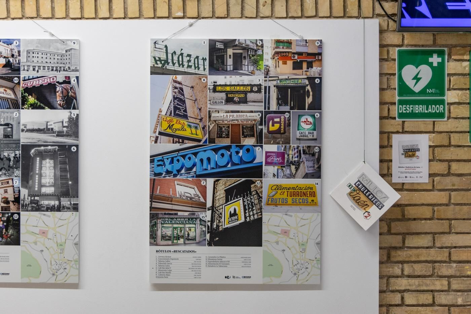 Los letreros más míticos de Jaén se rescatan y exhiben en la exposición Rótulos Chuléricos'