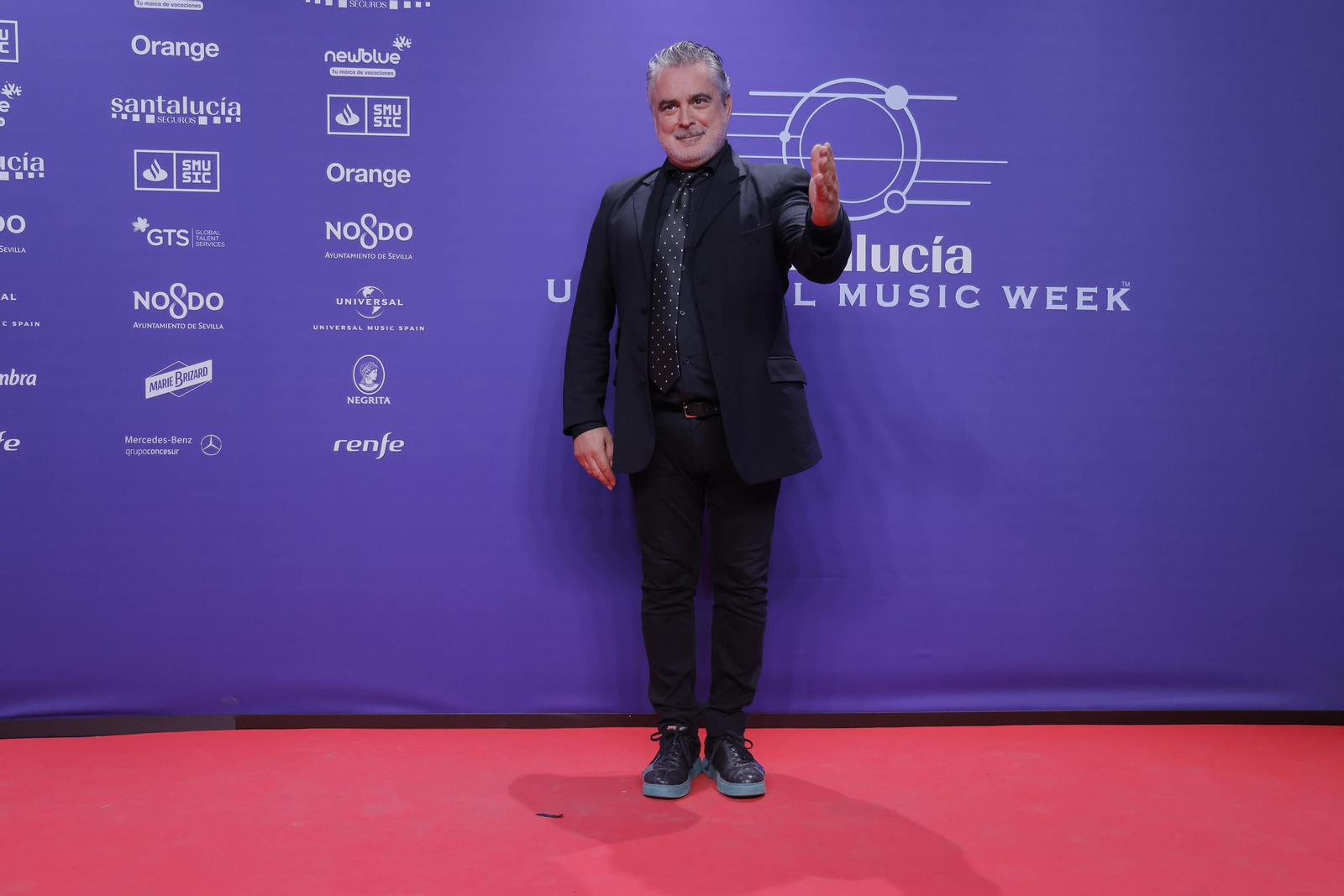 Famosos y artistas en la alfombra roja de la gala del flamenco en los 'Santalucía Universal Music Week'