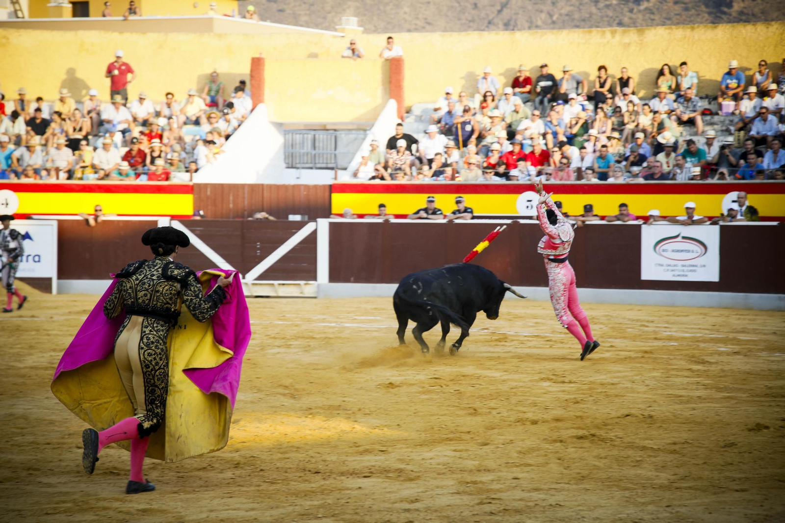 Corrida de toros Berja con un toro indultado, en imágenes