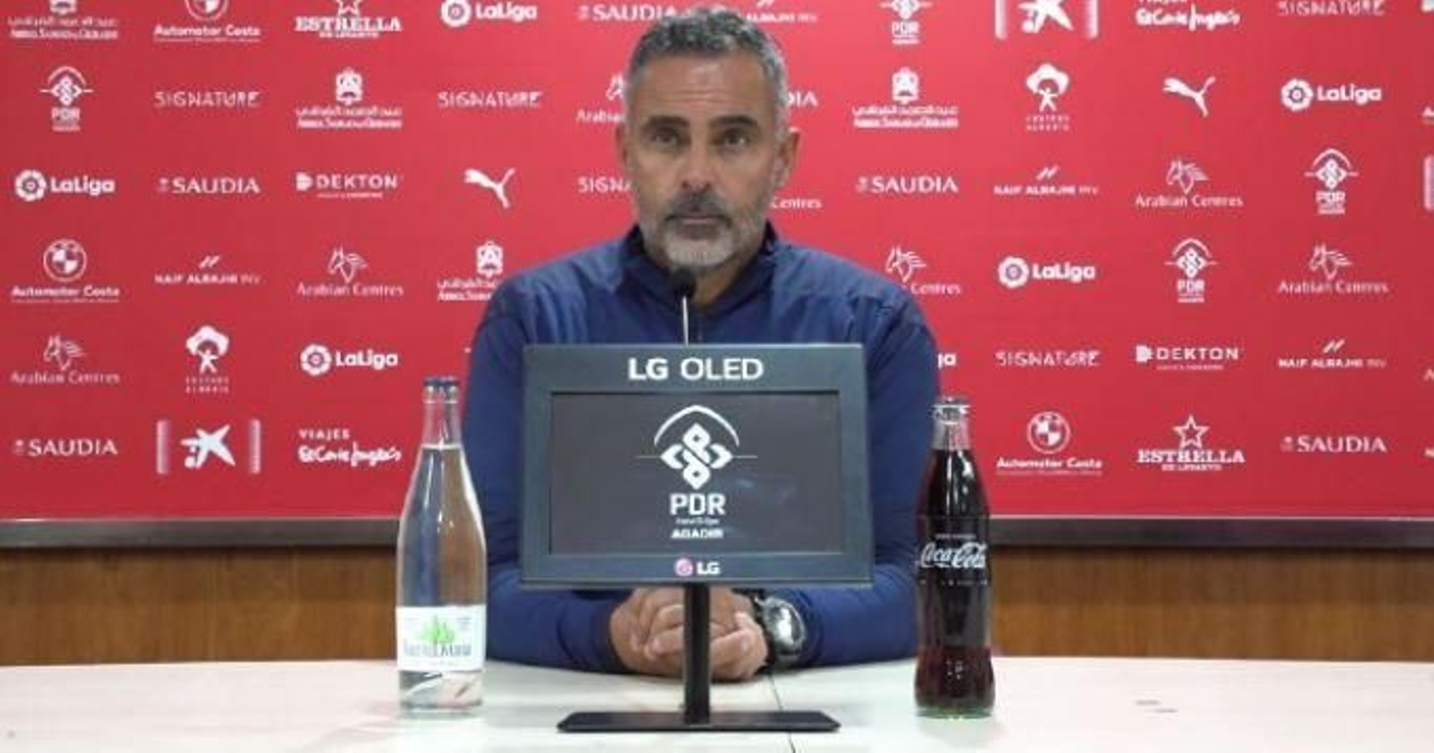 Gomes, en la sala de prensa.