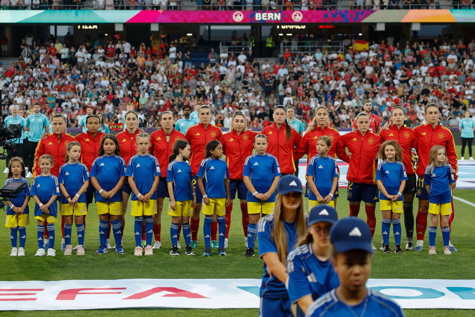 Las fotos del España - Portugal en la Eurocopa femenina