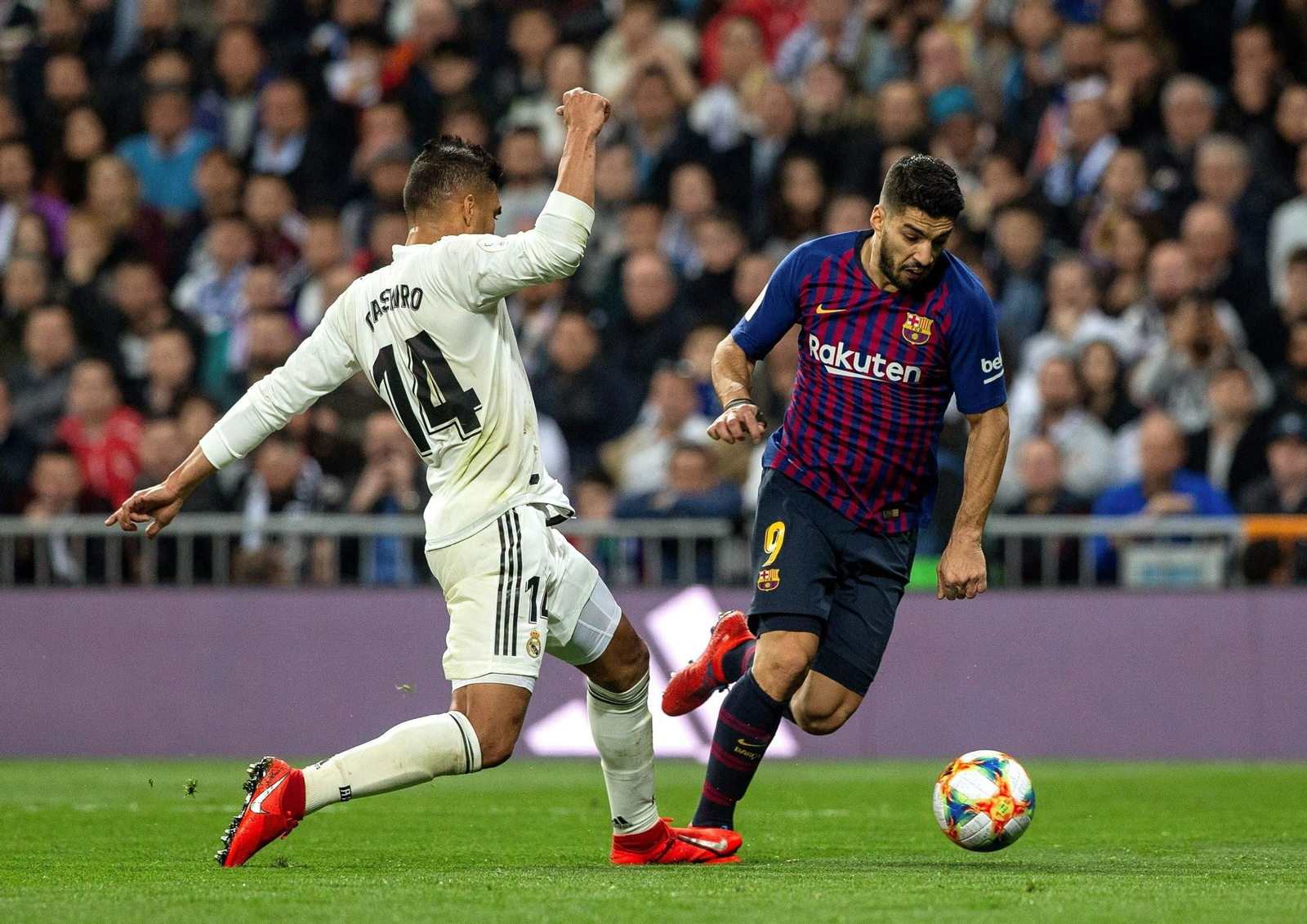 La vuelta del Real Madrid-FC Barcelona, en imágenes