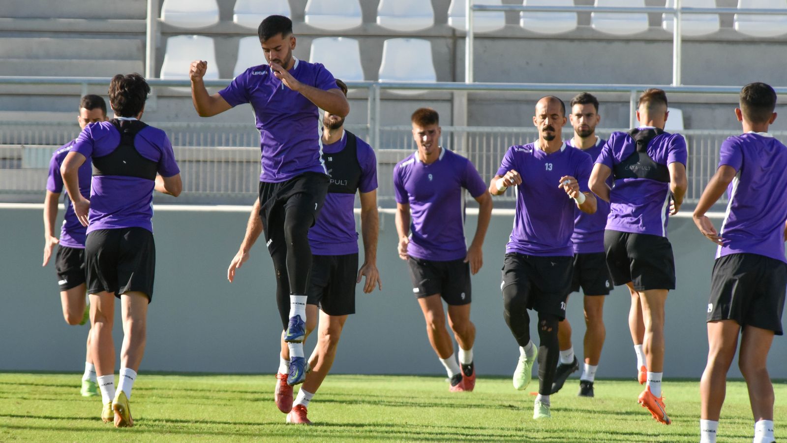 Las fotos del entrenamiento de la Balona previo al partido con el Águilas FC
