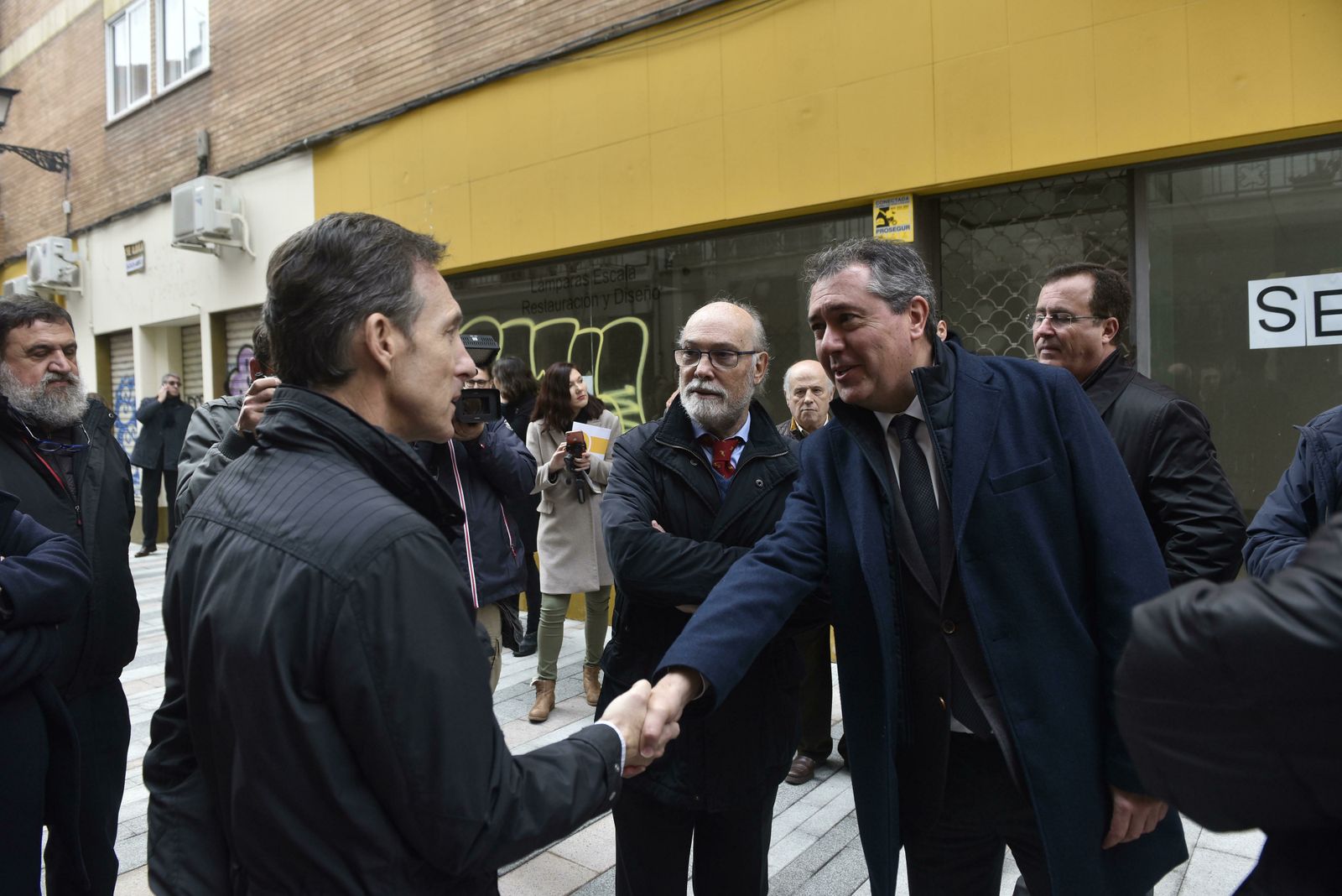 Imágenes de la reforma de la calle Baños