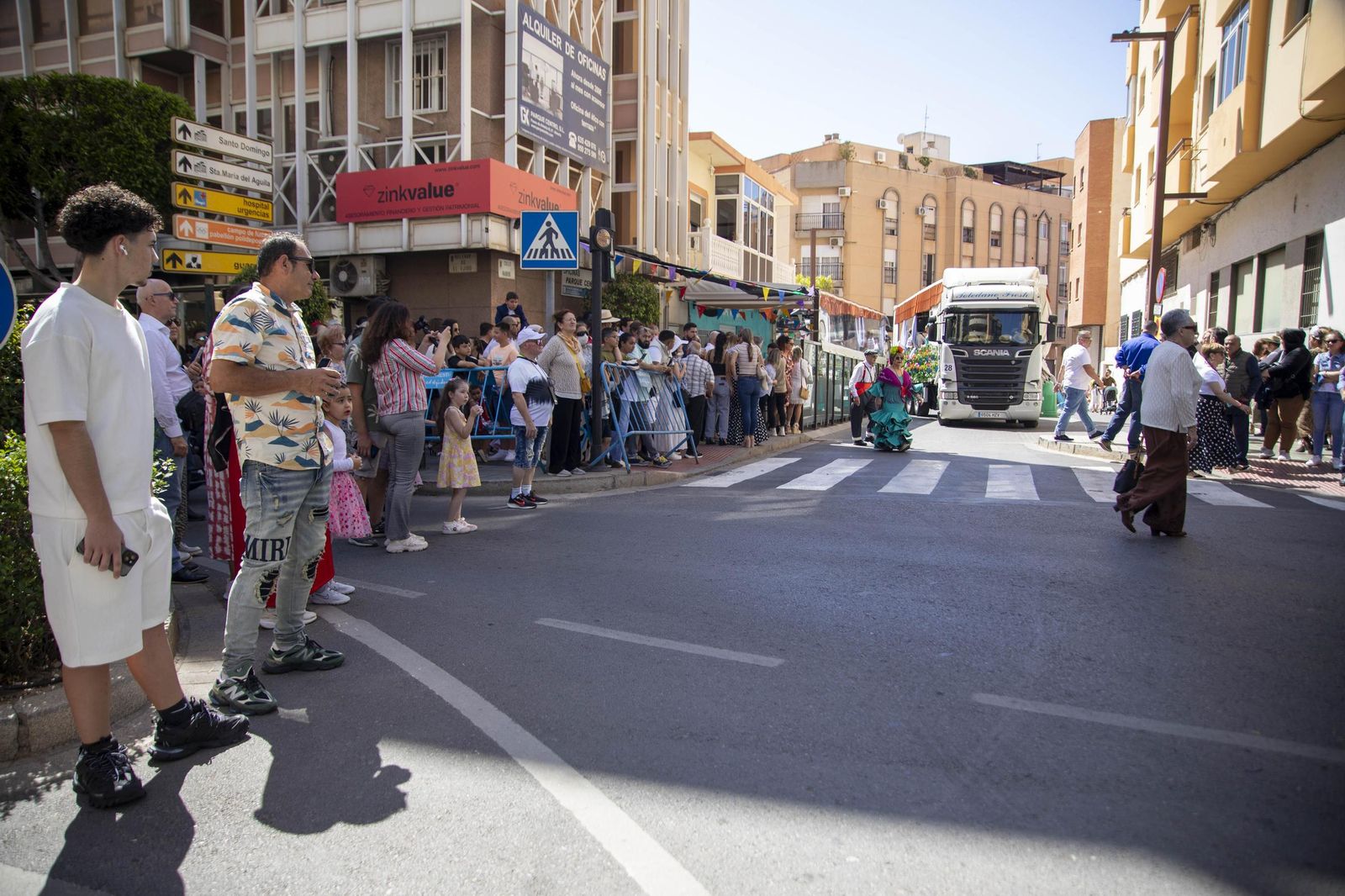 Las imágnes de la misa y procesión en honor a San Marcos en El Ejido