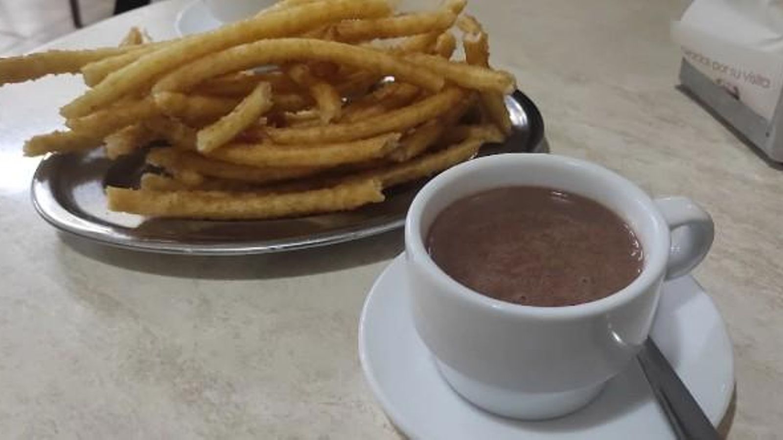 Cafetería Churrería Julio Alacant, en el centro de Jerez.