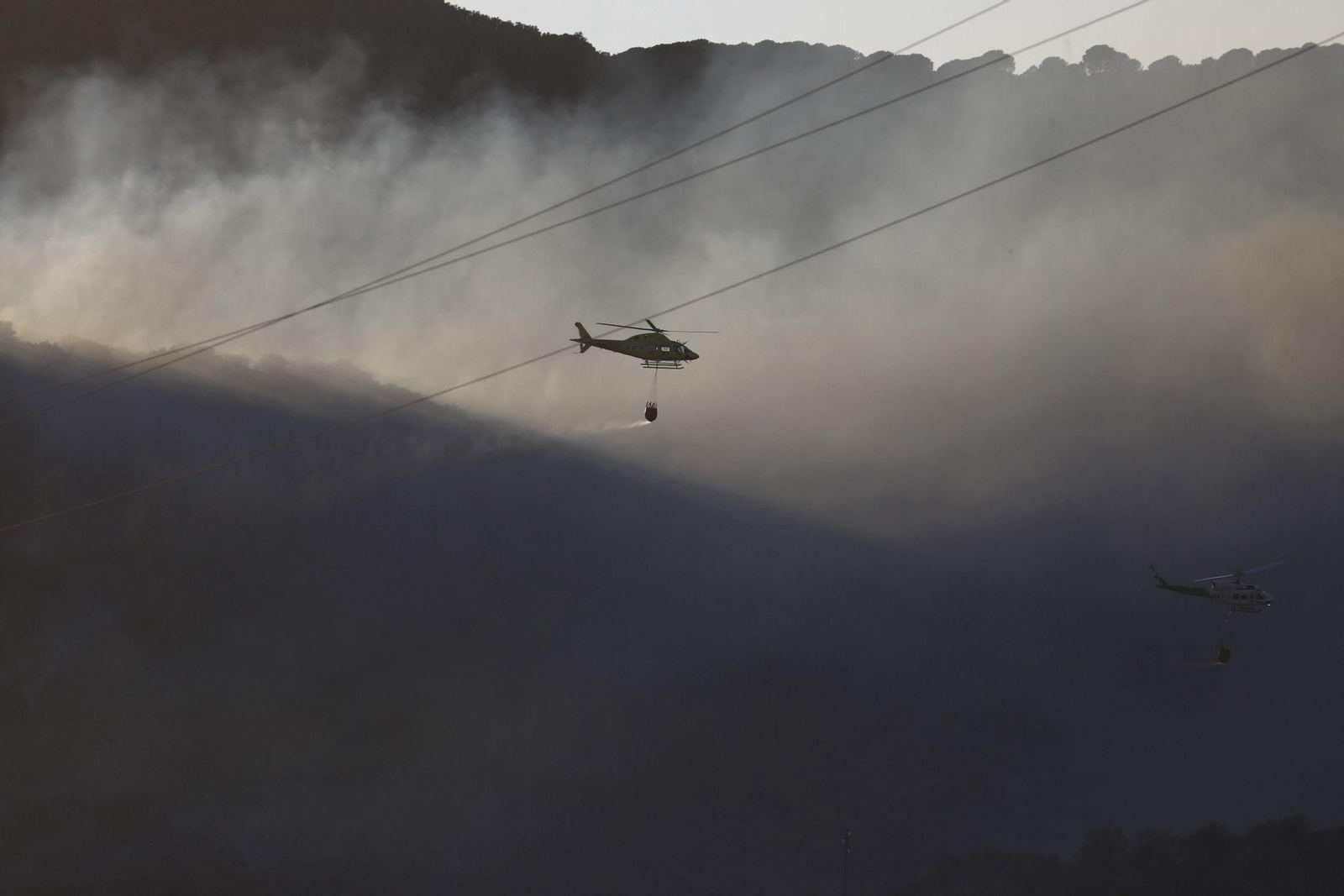 Las imágenes del incendio en el paraje de la Albaida en Córdoba