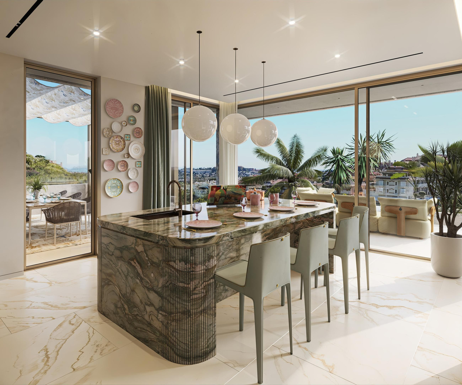'Ocho de oro', en fotos: así serán las exclusivas villas de Versace Home en Marbella