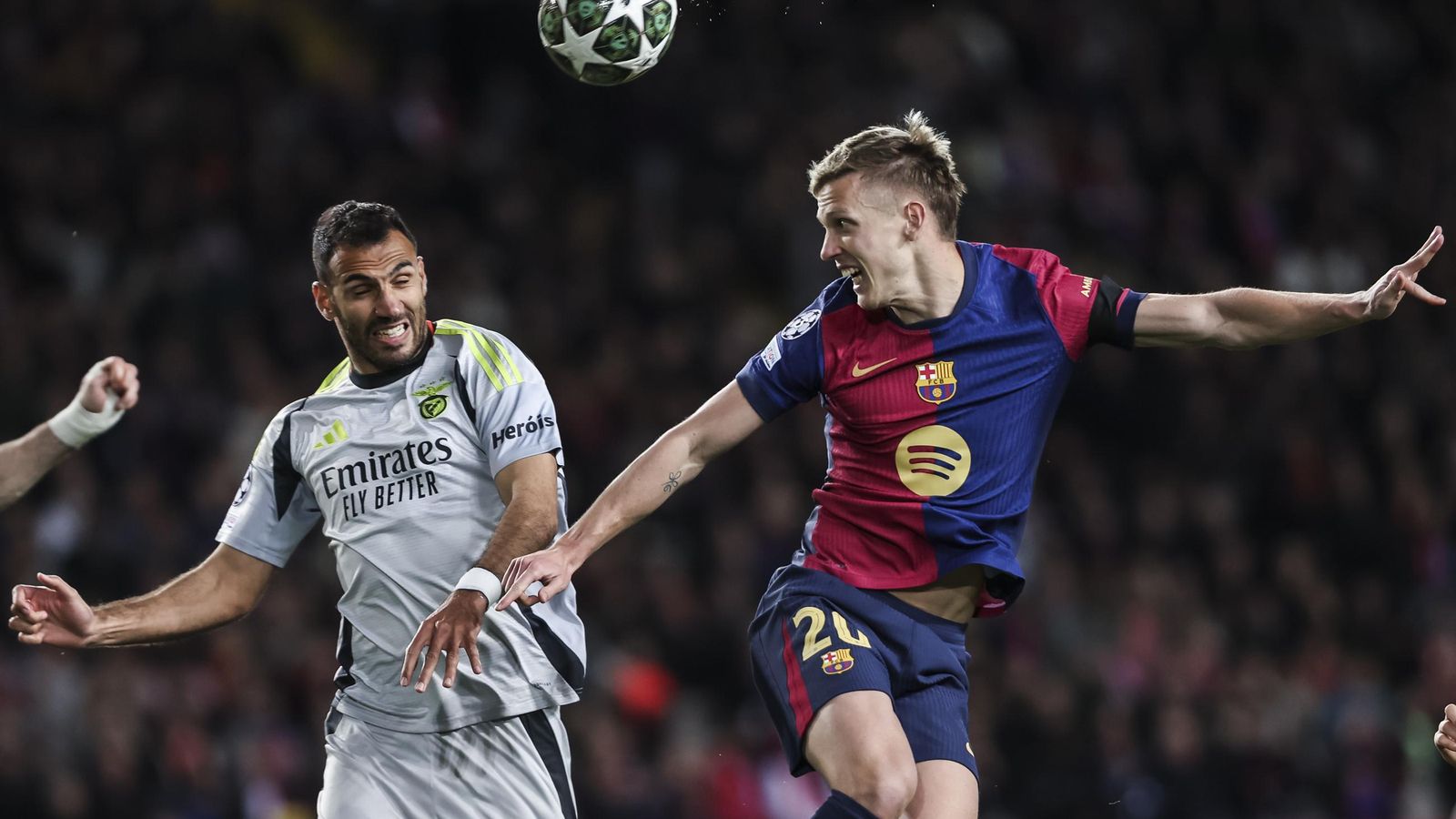 Las fotos del Barcelona-Benfica