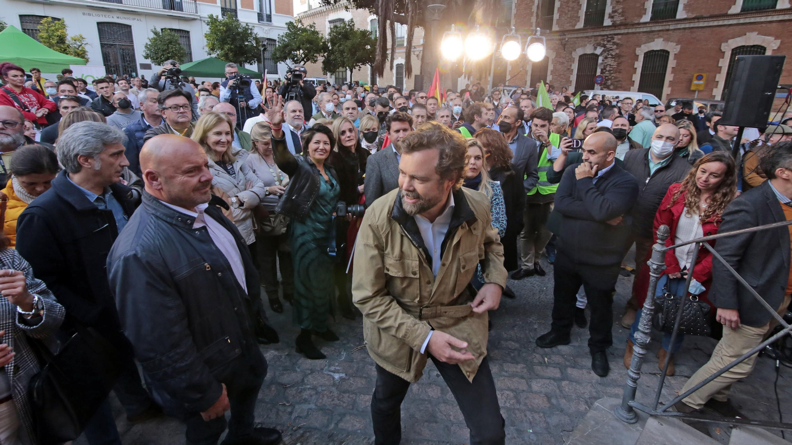 Imágenes del mitin de Vox en Jerez