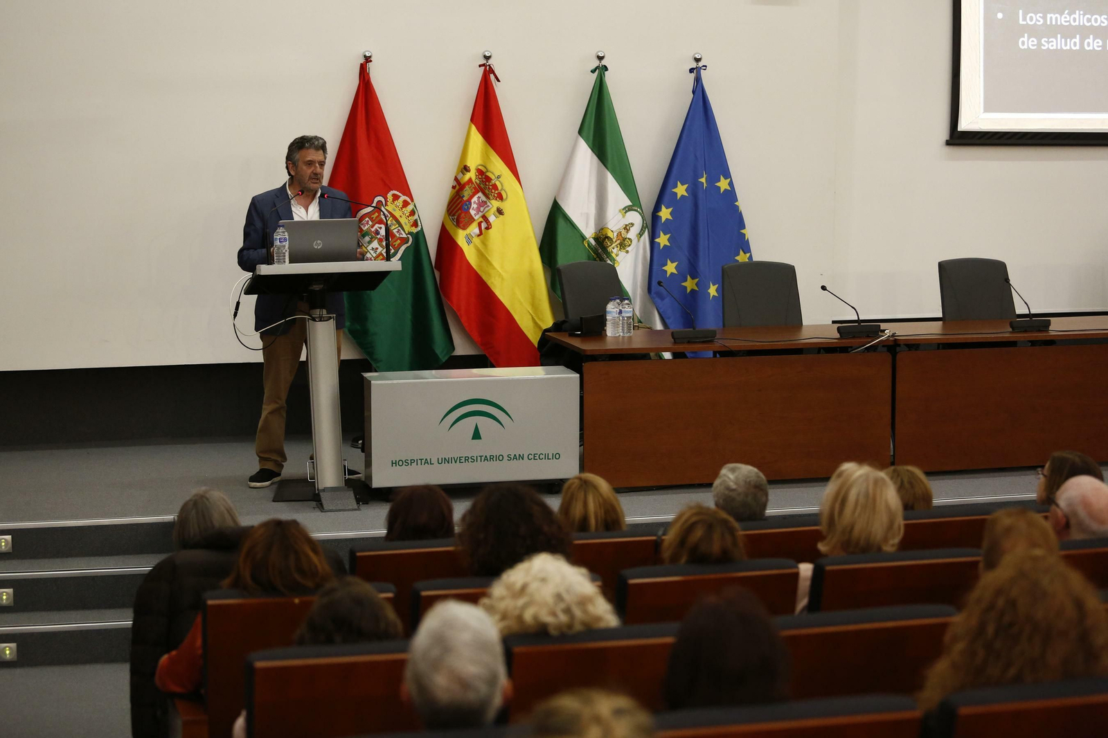 Ortego, durante la conferencia de esta tarde.