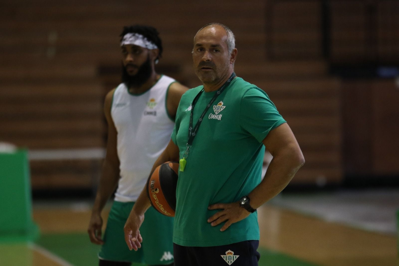Curro Segura, durante un entrenamiento.