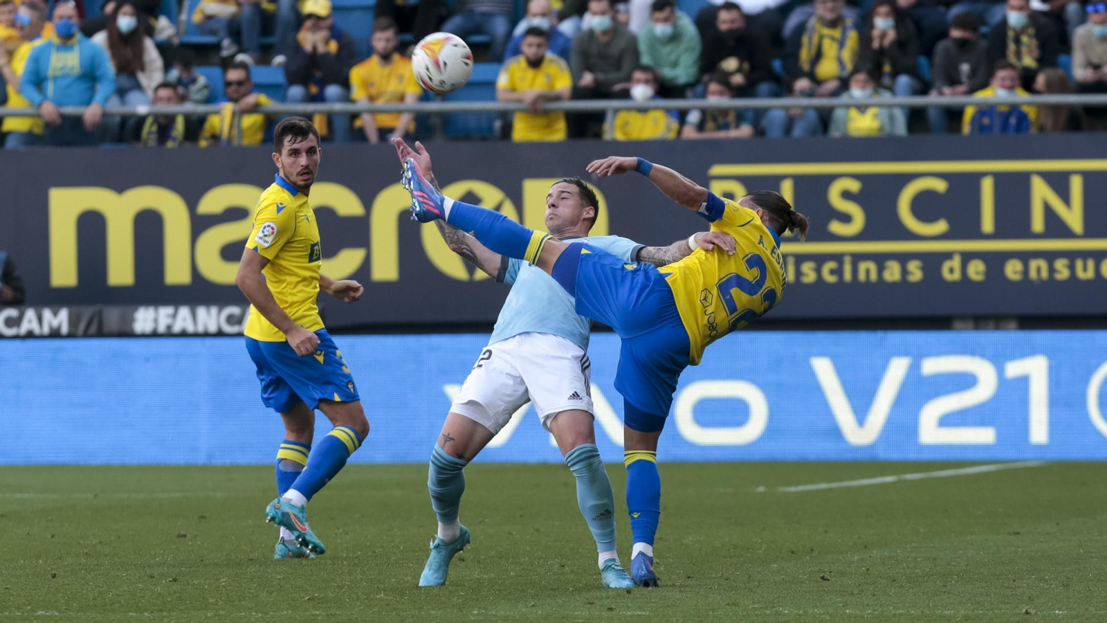 Las imágenes del partido entre el Cádiz y el Celta