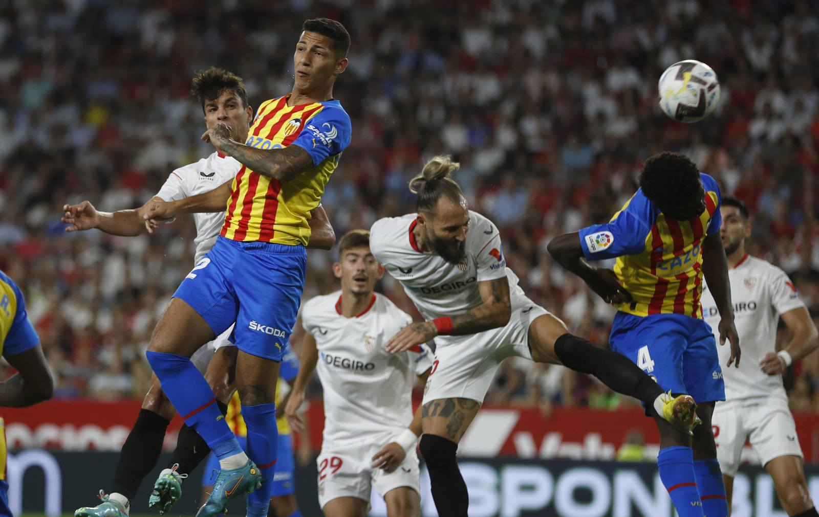 Las imágenes del Sevilla-Valencia