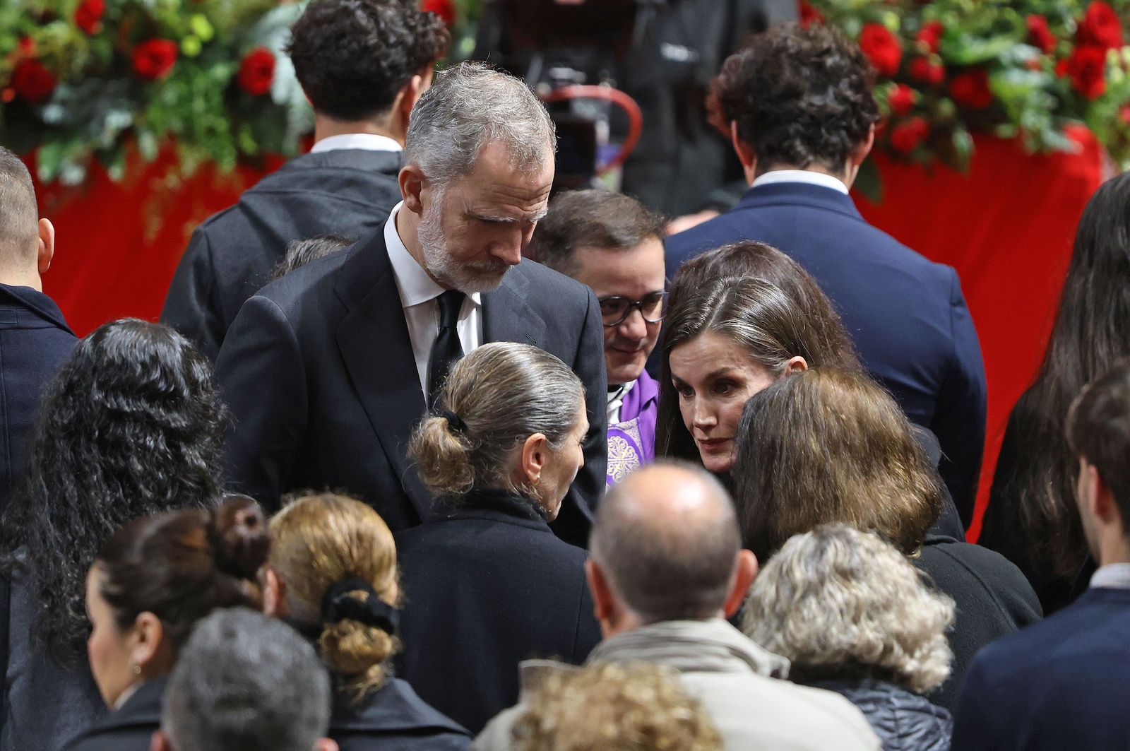 Fotografías de la misa funeral por las víctimas del accidente de tren en Adamuz