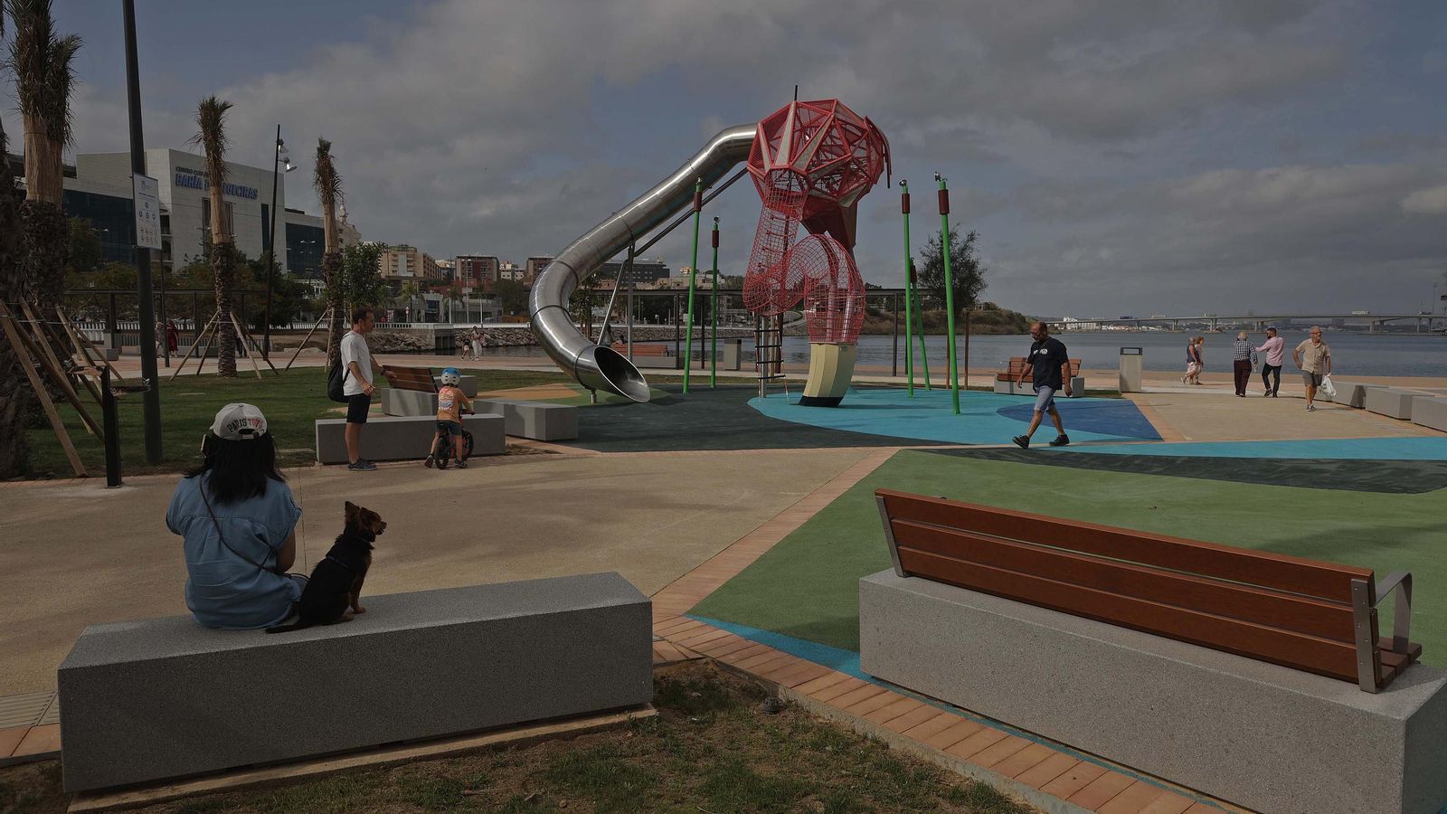 Inauguración de la I Fase del Lago Marítimo de Algeciras, en octubre de 2024.