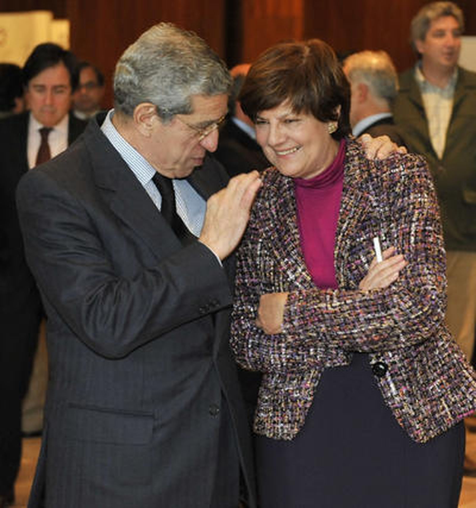 Braulio Medel, con Josefina Cruz Villalón.

Foto: Juan Carlos Vazquez / Victoria Hidalgo