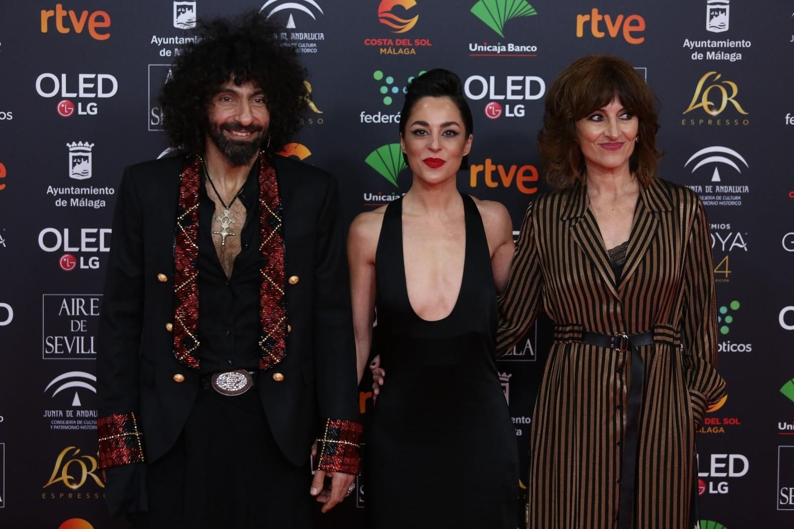 El violinista Ara Malikian en los Premios Goya de Málaga.