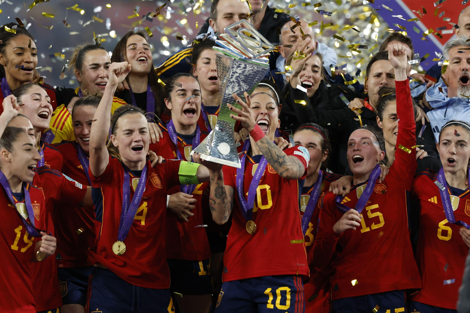 Las fotos del título de España en la Liga de Naciones