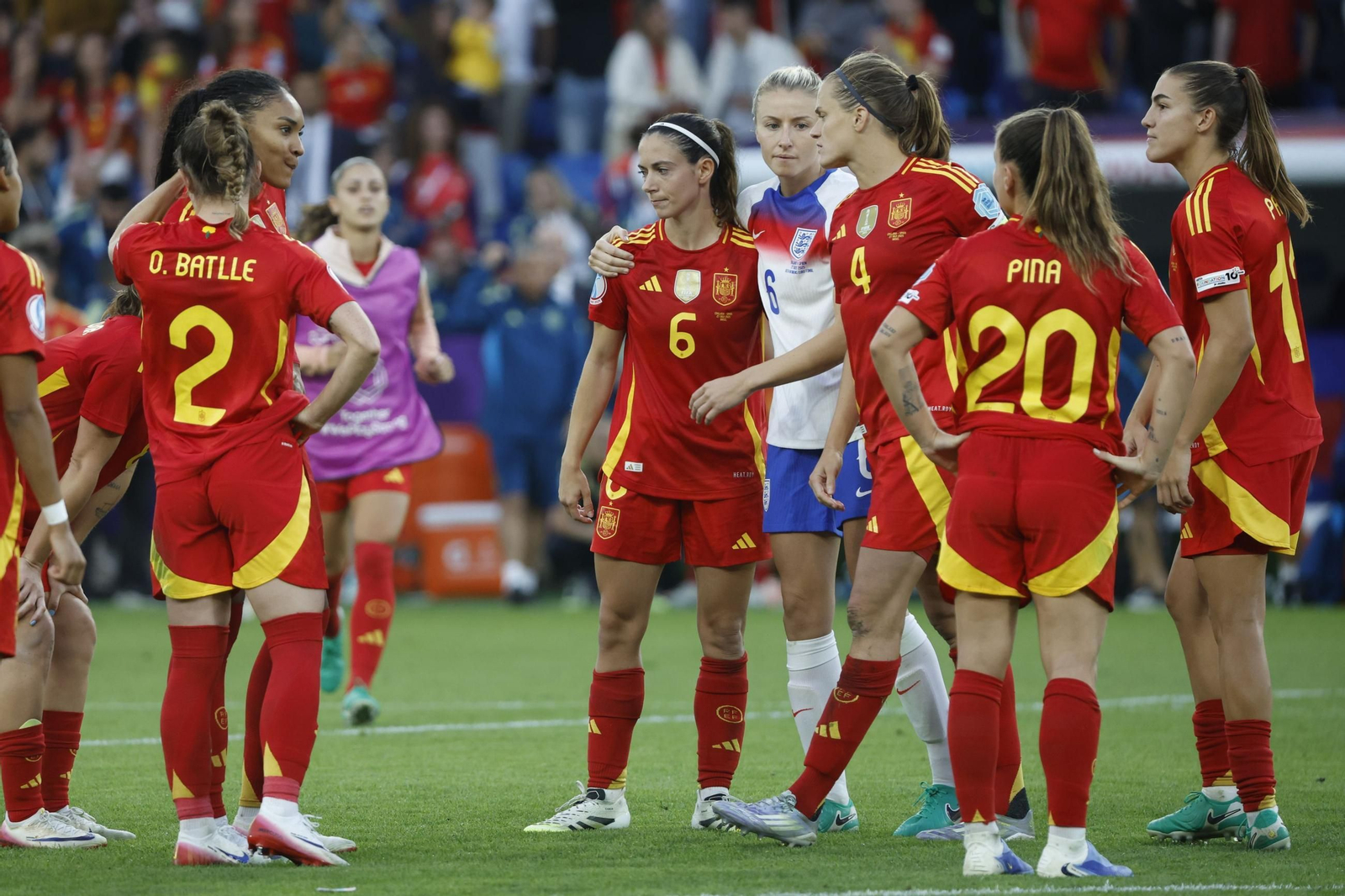 Las mejores imágenes de la final España - Inglaterra de la Eurocopa femenina