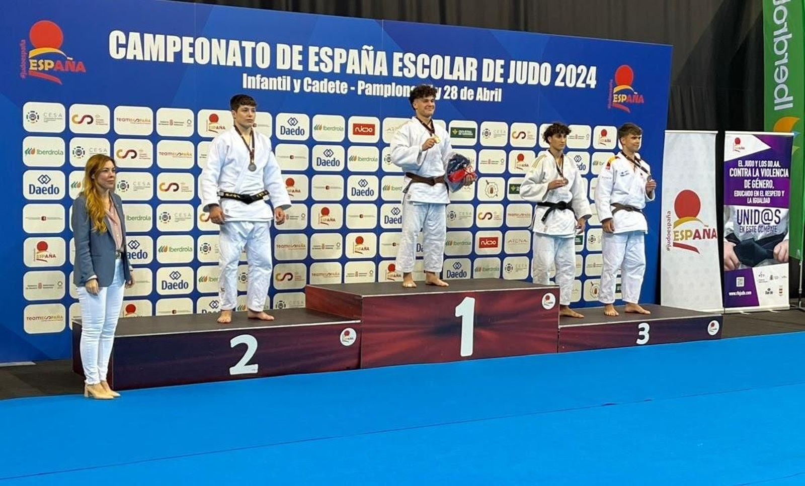 El portuense Darío Soriano, Campeón de España de Judo.