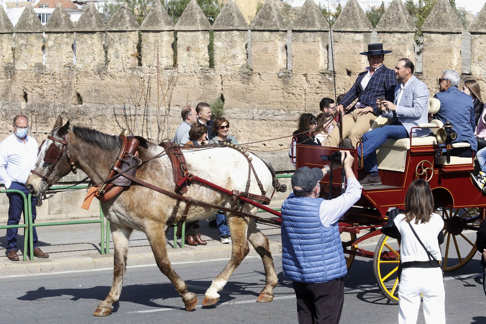 La marcha hípica en Córdoba por el 28-F, en fotografias.
